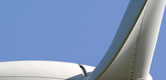 Image:  Close up of a wind turbine nacelle